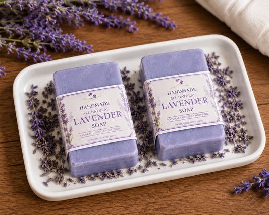 Lazulily: Lavender Camellia Oat Silk soap: mosurising refreshing nourishing and comforting.