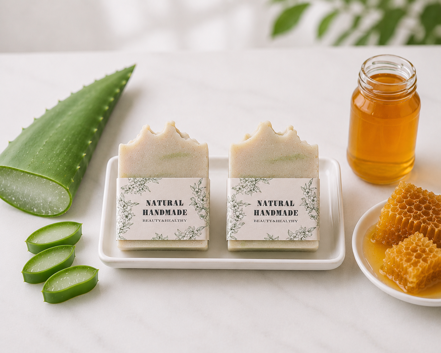 Natural gentle cleansing comforting and moisturising: