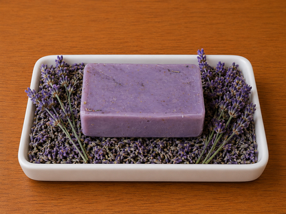 Lazulily: Lavender Camellia Oat Silk soap:  mosurising refreshing nourishing and  comforting.