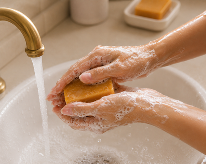 Pure Radiance Natural  Moisturizing Turmeric brightening  bar soaps.