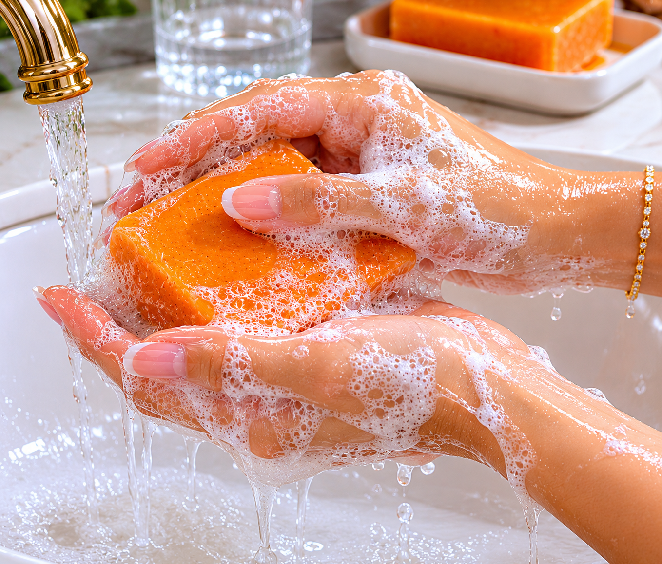 Lazulily: Carrot & Turmeric golden glow bar Soap:  .moisturizing, and nourish ,natural, brightening beauty