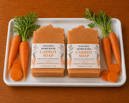 Lazulily: Carrot & Turmeric golden glow bar Soap:  .moisturizing, and nourish ,natural, brightening beauty