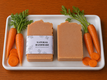 Lazulily: Carrot & Turmeric golden glow bar Soap:  .moisturizing, and nourish ,natural, brightening beauty