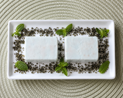 Lazulily :Peppermint & Green Tea Bar Soap: moisturising  refreshing  nourishing  comfort