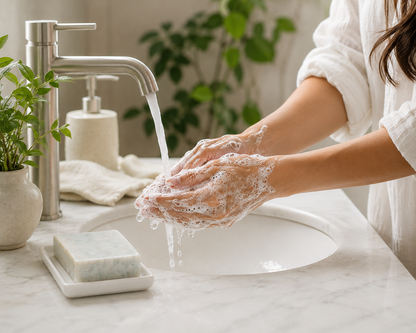 Lazulily :Peppermint & Green Tea Bar Soap: moisturising  refreshing  nourishing  comfort