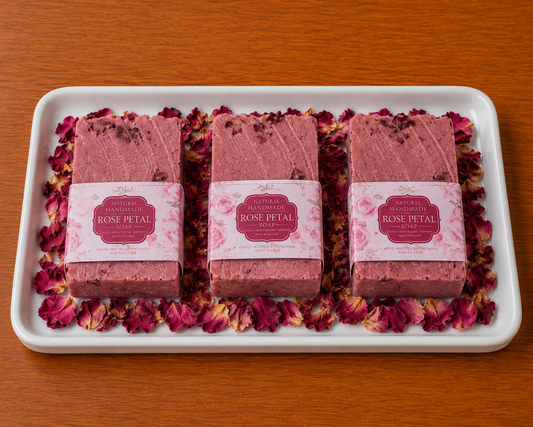 Lazulily, Royal Rose Petal bar Soap. nourishing . refreshing ,  moisturising. radiant smooth